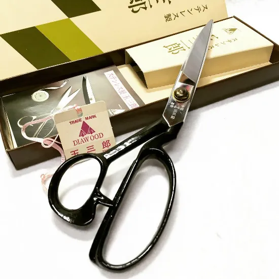 TAMASABURO Tailor Scissors Stainless AUTH-6 260 mm Black