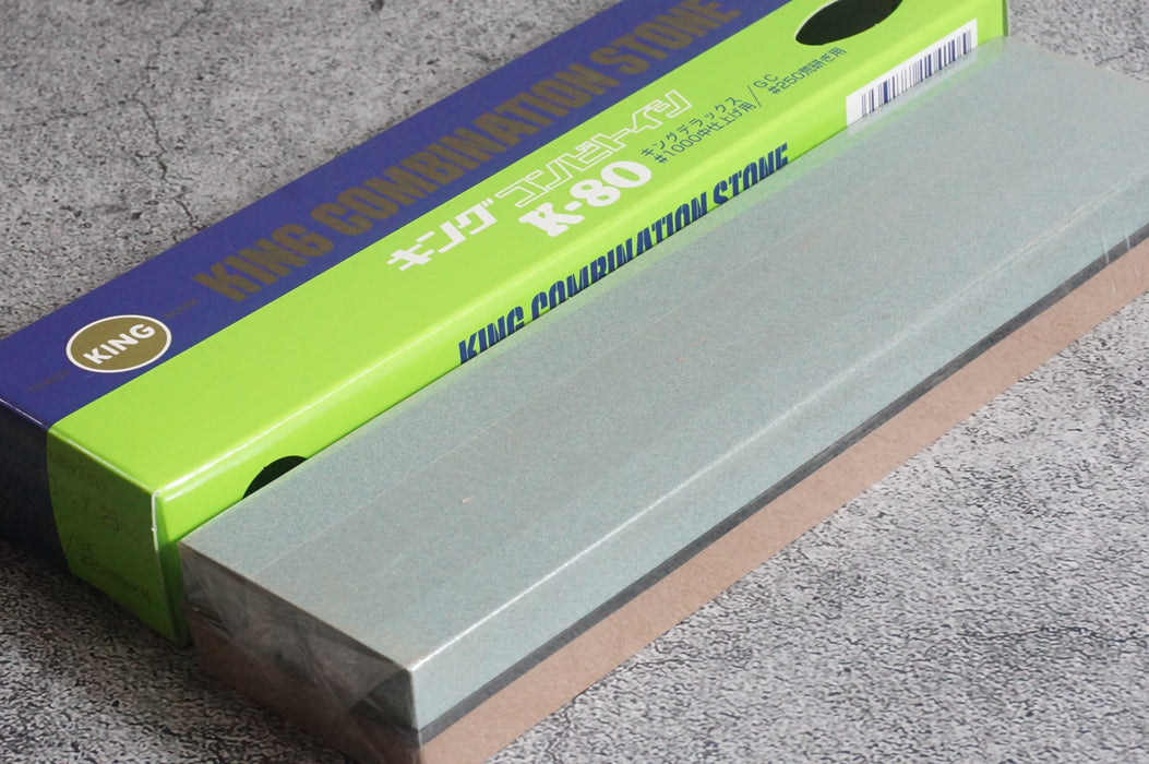 KING Whetstone Combination #250 for Coarse and #1000 for Medium Finishing K-80