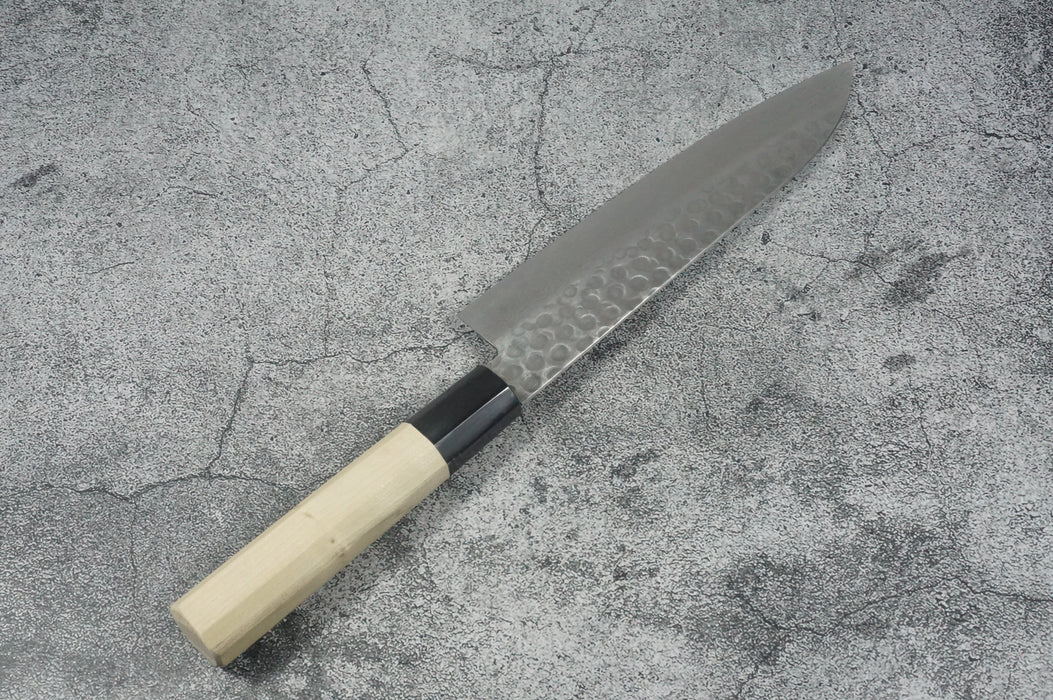 Sakai Takayuki Hammered Damascus Stainless Steel Alloy 45 Layers Santoku Knife 180mm 07252