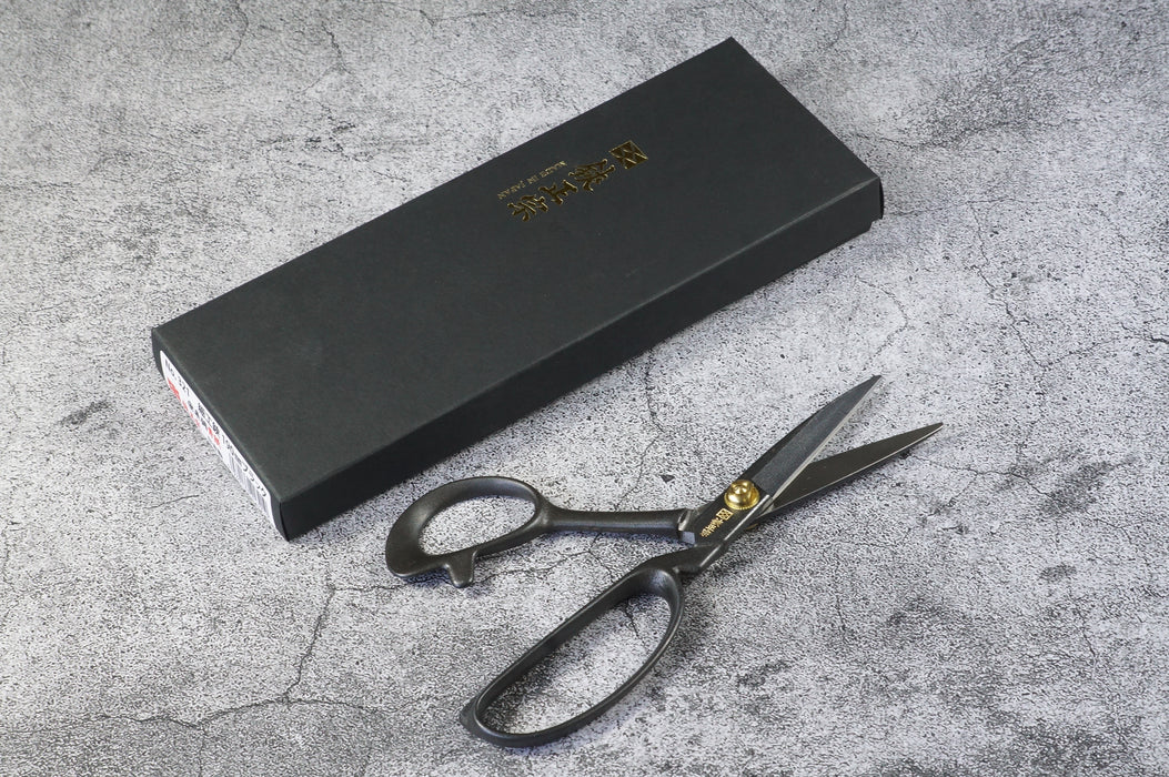 Hasami Masamune / Yoshioka Hamono 190 mm Tailor Scissors HOSOZAIKU-BLACK No.321