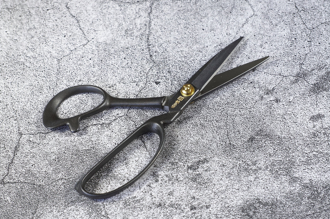 Hasami Masamune / Yoshioka Hamono 190 mm Tailor Scissors HOSOZAIKU-BLACK No.321