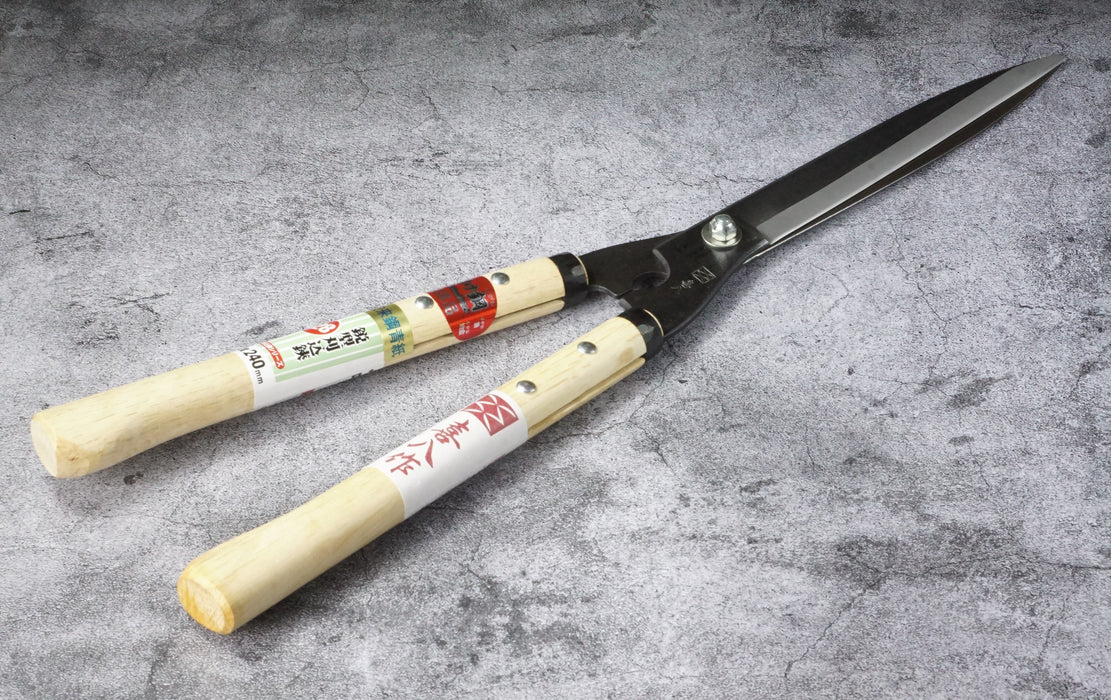 Kihachi-Saku / Yoshioka Hamono Sharp-Type Hedge Shears 240 mm Blue Steel - No.128