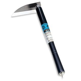 NISAKU Stainless Long-Necked Sickle for Weed Cutting No.105