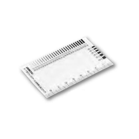 DOGYU Inspection / Measuring Tool Crack Measuring Tool Card Type Crack Scale (Anti-Reflective Type) 55 x 90mm 01215