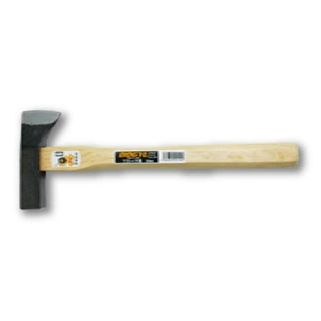 DOGYU Wood Handle Tonkachi Hammer (Brick Hammer) 24mm Diameter 24 x 24mm Blade Width 50mm 00124