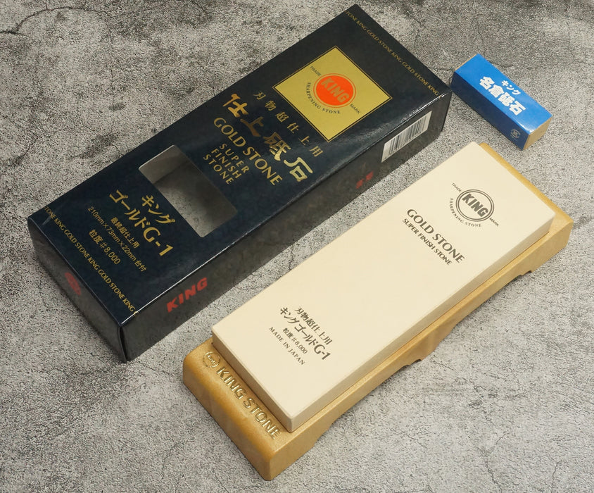 KING #8000 Whetstone Gold G-1 for Finish