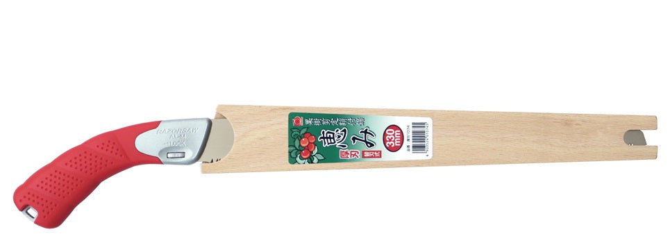 GYOKUCHO RAZORSAW Pruning Saw MEGUMI Thick Blade 330 mm with a Sheath No. 1074