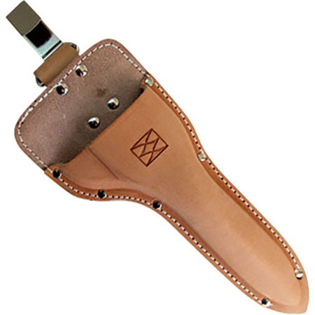 Hasami Masamune / Yoshioka Hamono Leather case for 270 mm Trim scissors w/ Hand guard No.906