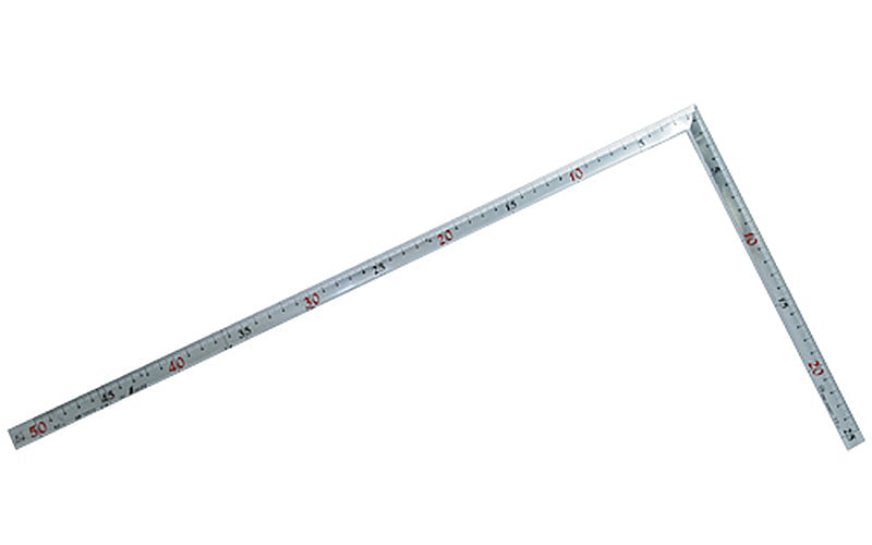 SHINWA 10839 Carpenter's Square High Quality Thick Corner Hard Chrome Finish with Square Scale 50 cm