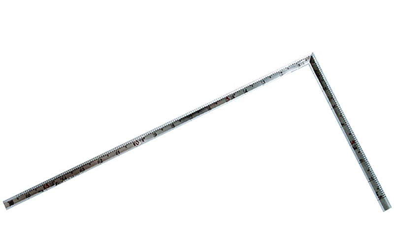 SHINWA 10855 Carpenter's Square High Quality Thick Corner Hard Chrome Finish with Square Scale 1 shaku 6 sun