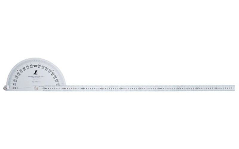 SHINWA 62847 Protractor Hard Chrome Finish No.1000 Diameter 320 1 m