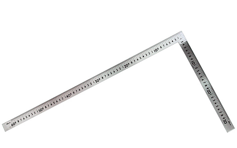 SHINWA 63053 Large Square Rigid Polish Finish 60 x 30 cm