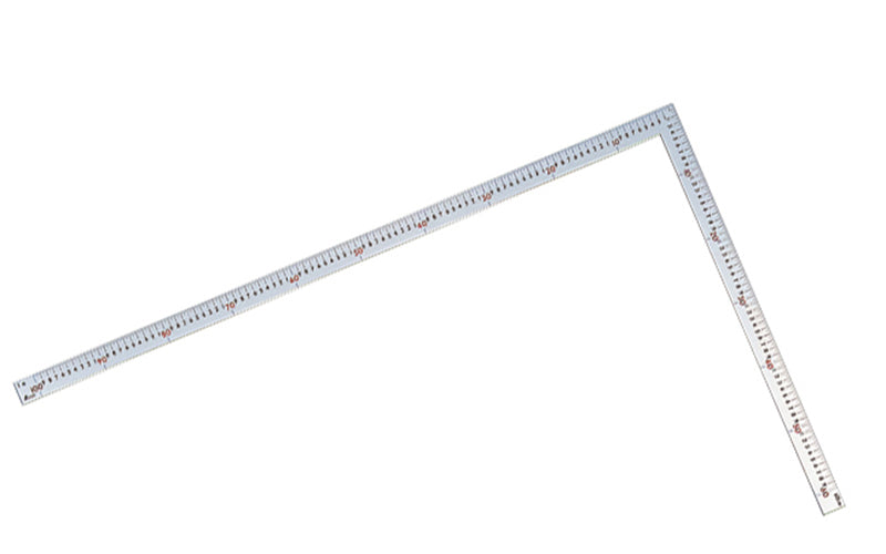 SHINWA 63400 Large Square Hard Chrome Finish 1 m x 60 cm