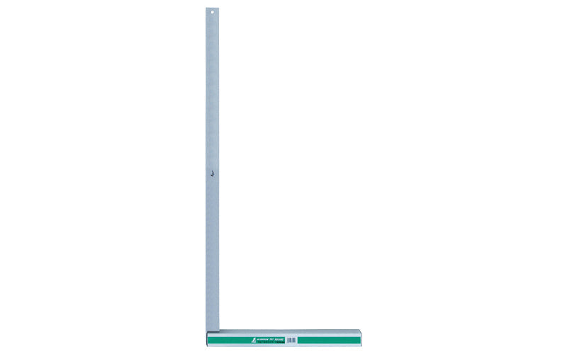 SHINWA 74120 Try Square Aluminum Base without Graduations 1 m