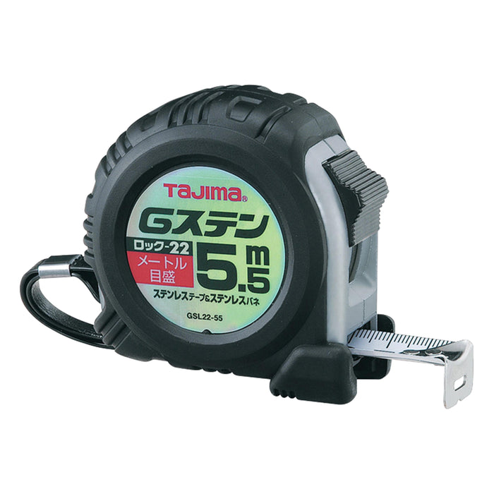 TAJIMA GSL2255BL G Stainless-22 5.5m Metric Scale