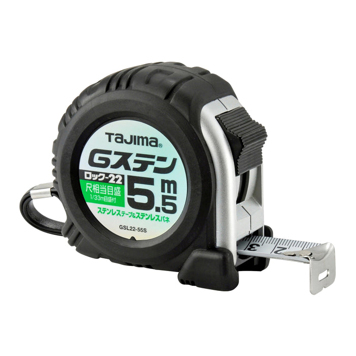 TAJIMA GSL2255SBL G Stainless-22 5.5m Metric And Shaku Scale