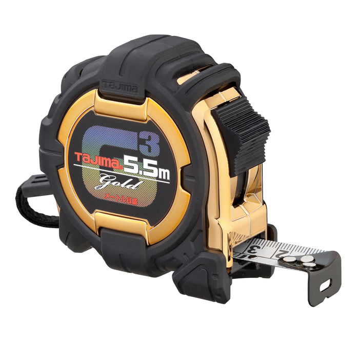 TAJIMA G3GL25-55BL G3 Gold Lock-25 5.5m Metric Scale