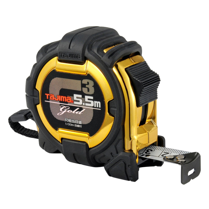 TAJIMA G3GL19-55SBL G3 Gold Lock-19 5.5m w/ Shaku Scale