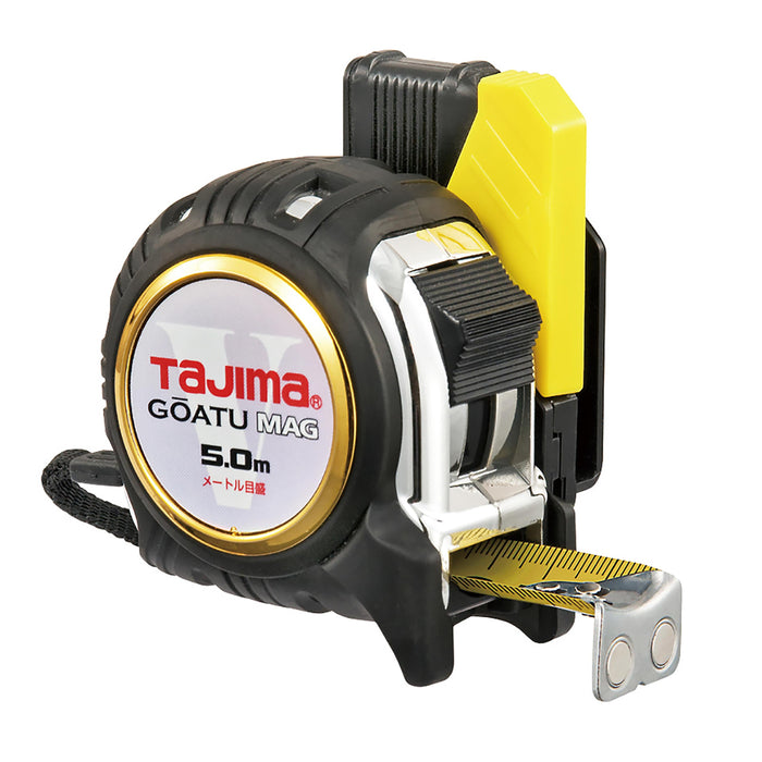 TAJIMA GASFGLM2550 Thick Metal G Lock Magnet Claw 25 5.0m Metric Scale w/Holder