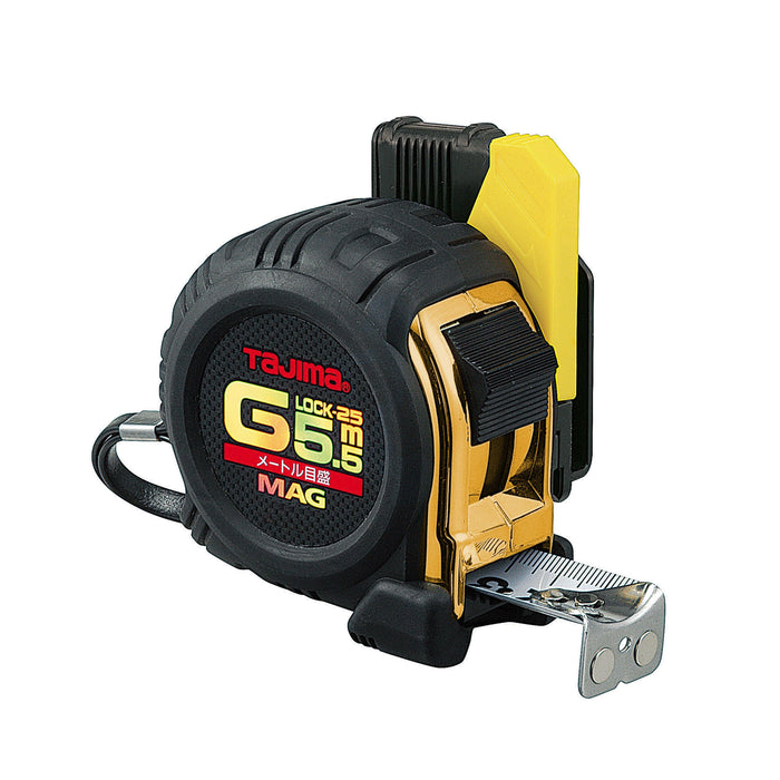 TAJIMA RSFGLM25-55BL G-Lock Magnet Claw 25 5.5m Metric Scale w/Rotating Holder