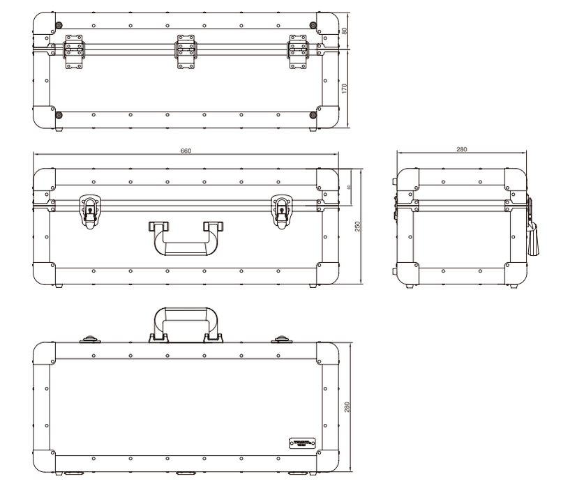 TRUSCO Aluminum Case TAC-66H
