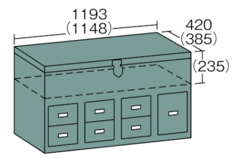 TRUSCO Medium Tool Box for Plumbing F-9207