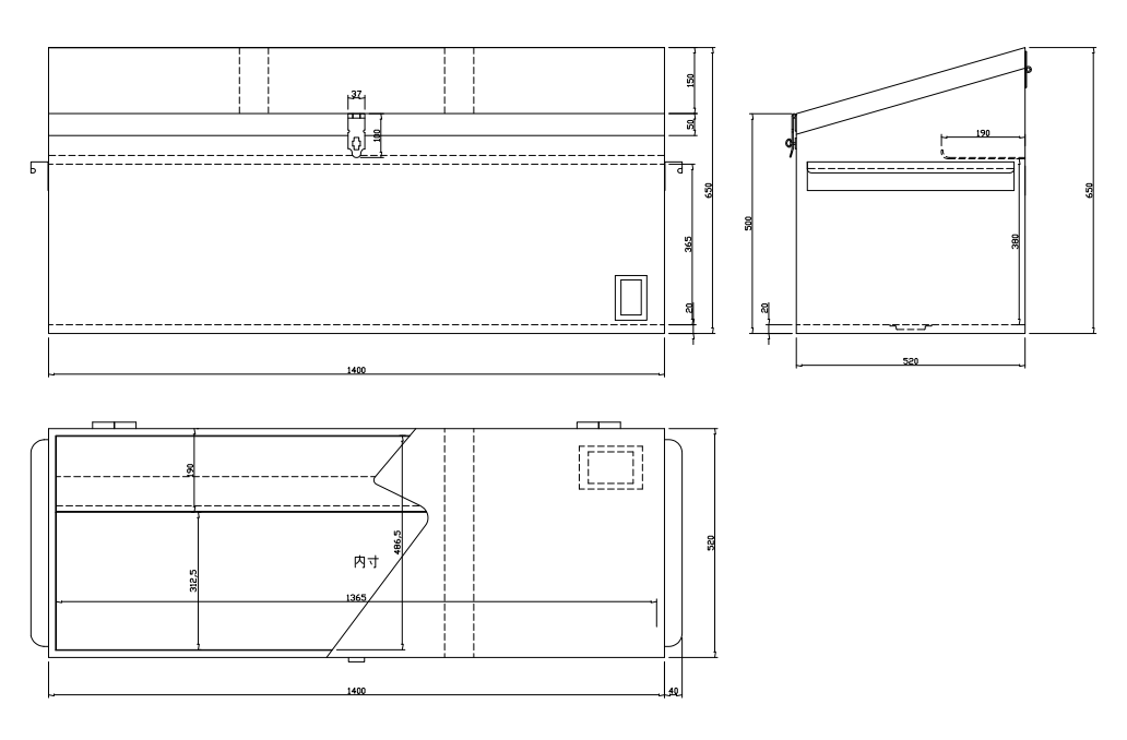 TRUSCO Large Tool Box for Plumbing FT-14000