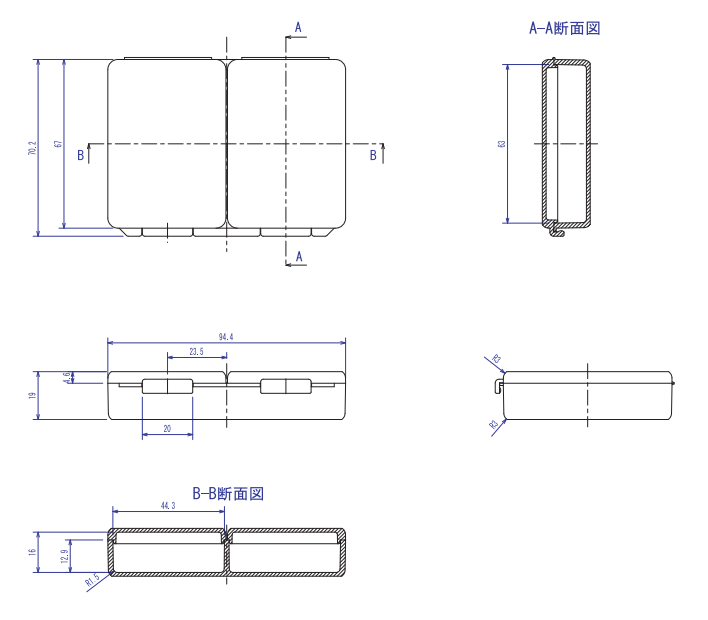 TRUSCO Parts Case TJC-2