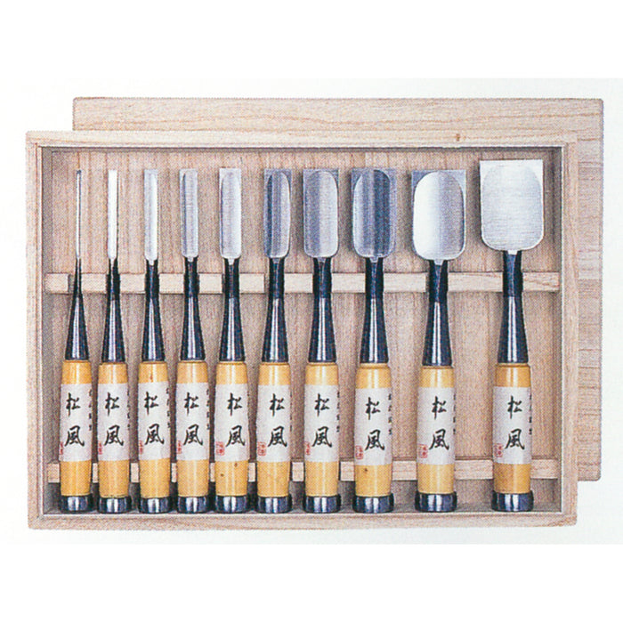 Japanese Wood Chisel Set Traditional Forging Steel A-7