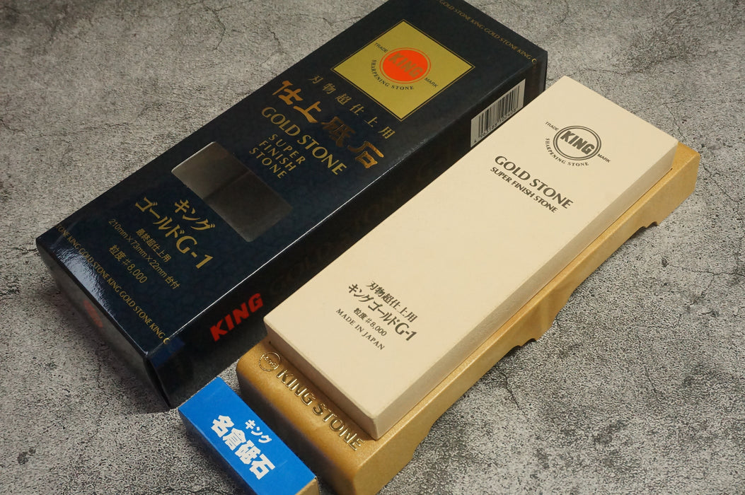 KING #8000 Whetstone Gold G-1 for Finish