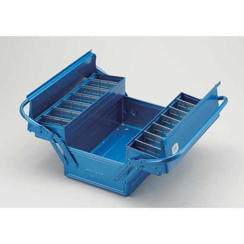 TRUSCO Tool Box with 2 cantilever trays GL-410-B