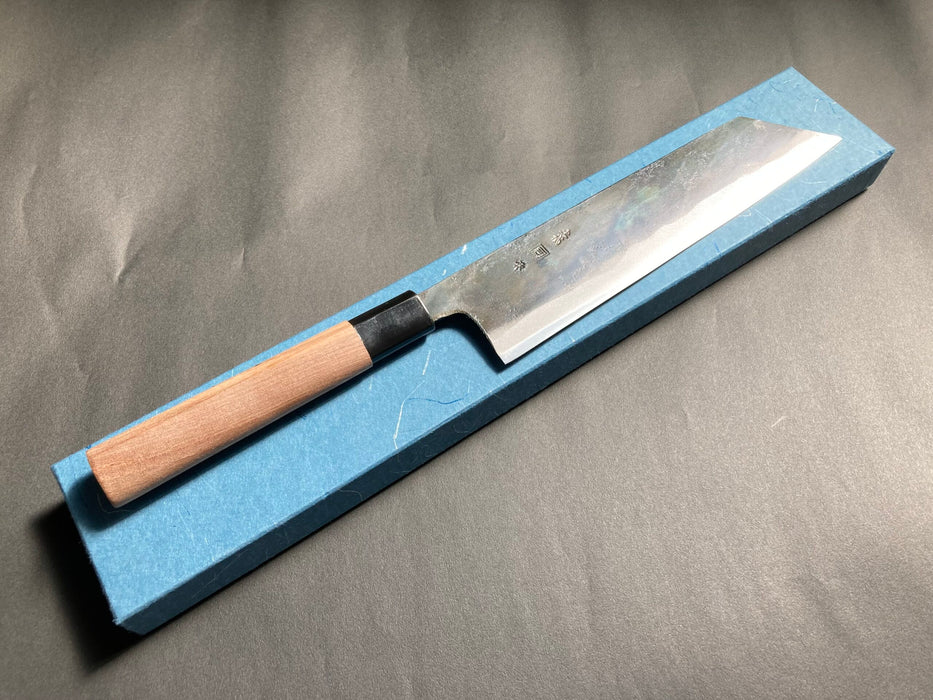 Tosa Tsukasa Shirogami#1 Kurouchi Kiritsuke 210 mm