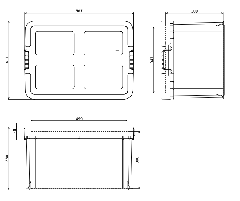 TRUSCO Professional Tool Case T54L-OD