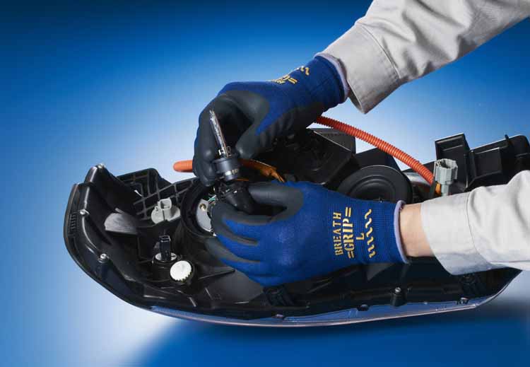 SHOWA 380R Breathable Grip Glove (10 pairs set)