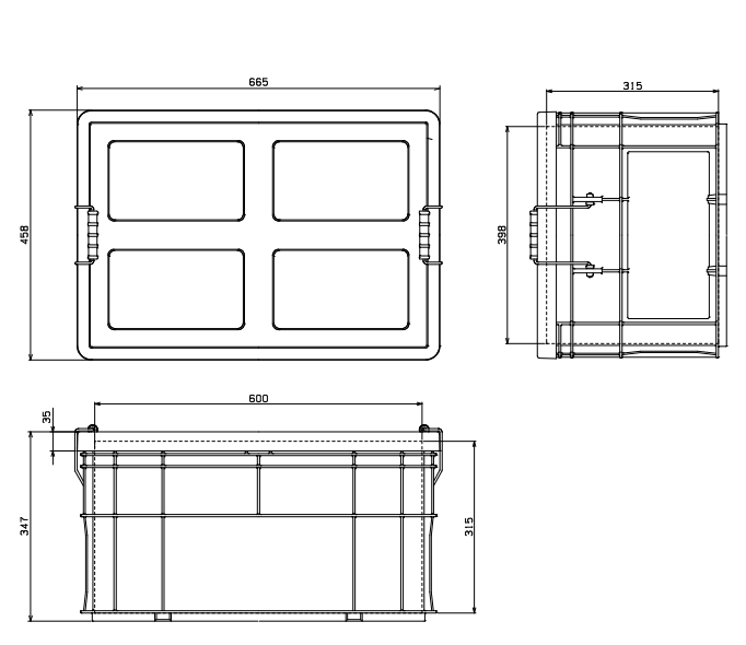 TRUSCO Professional Tool Case T75L-OD