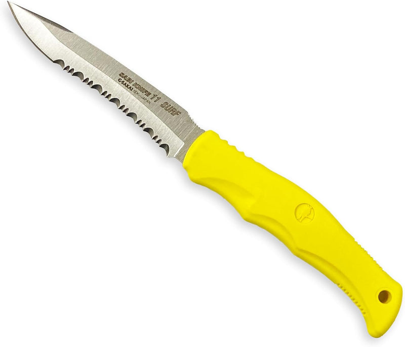 G.SAKAI Sabi Knife 11 - SURF Blade Length 95mm Black or Yellow