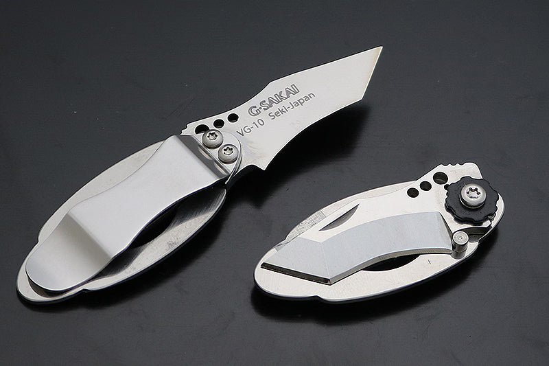 G.SAKAI Money lip - Folding Knife Blade Length 41 mm "Samurai"