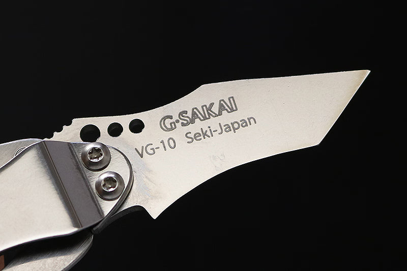 G.SAKAI Money lip - Folding Knife Blade Length 41 mm "Samurai"