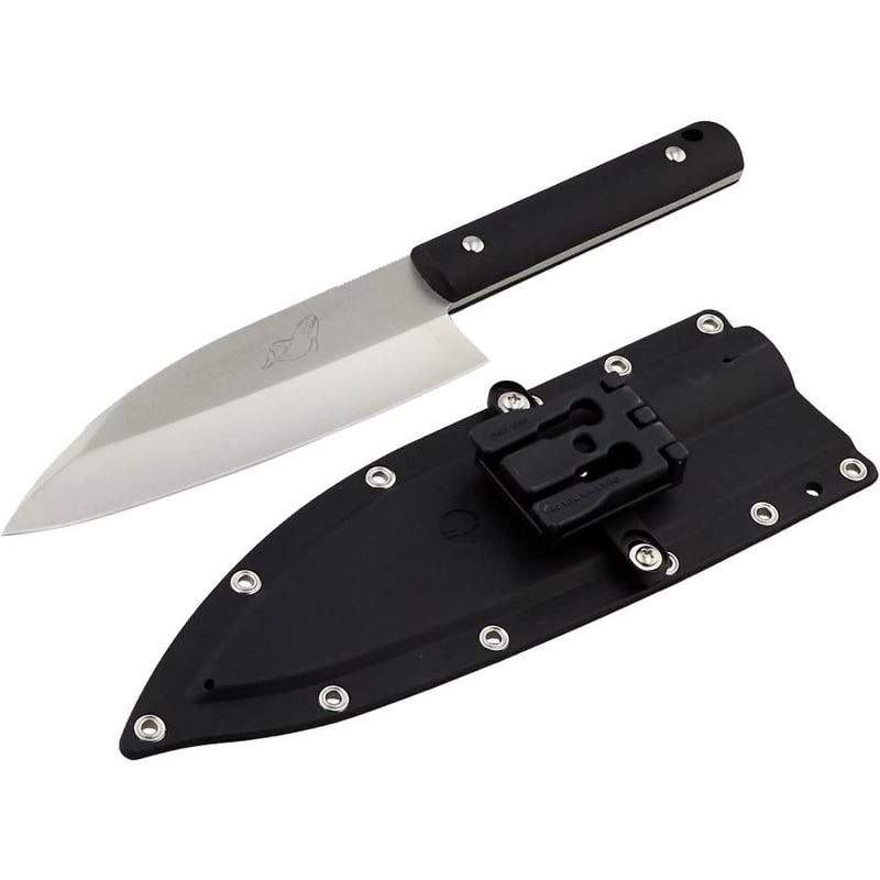 G.SAKAI Sabi Knife 4 - Deba Shachi Double-edged 170 mm Black or Yellow