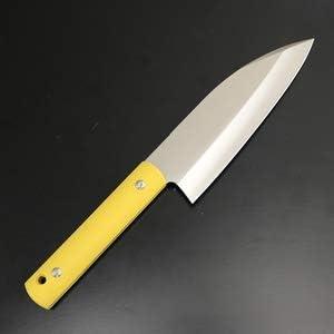 G.SAKAI Sabi Knife 4 - Deba Shachi Double-edged 170 mm Black or Yellow