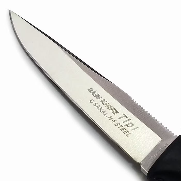G.SAKAI Sabi Knife - Tipi Blade Length 96 mm Black or Yellow
