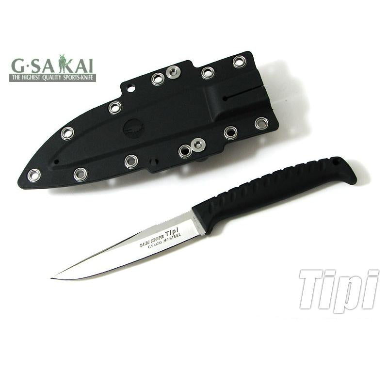 G.SAKAI Sabi Knife - Tipi Blade Length 96 mm Black or Yellow