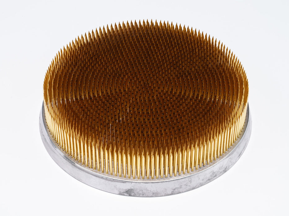 ISHIZAKI MIYABI - Round Shaped Brass Needles Ikebana Kenzan for a Flowering Plant