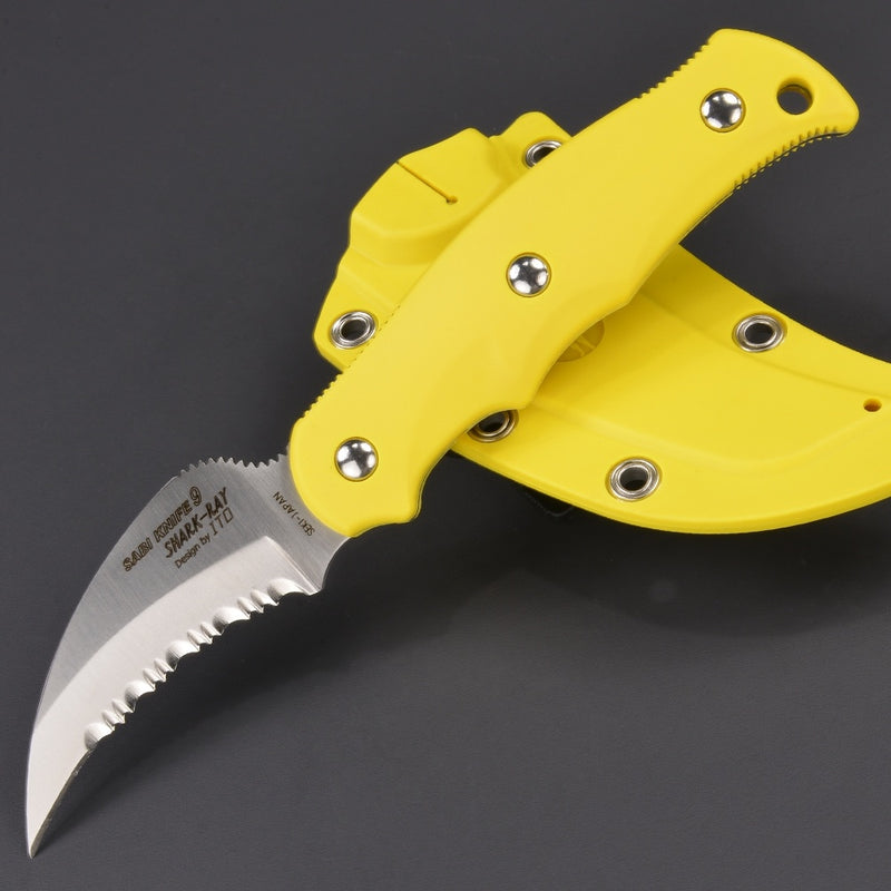 G.SAKAI Sabi Knife 9 - Shark Ray Blade Length 75 mm Three-Color Development