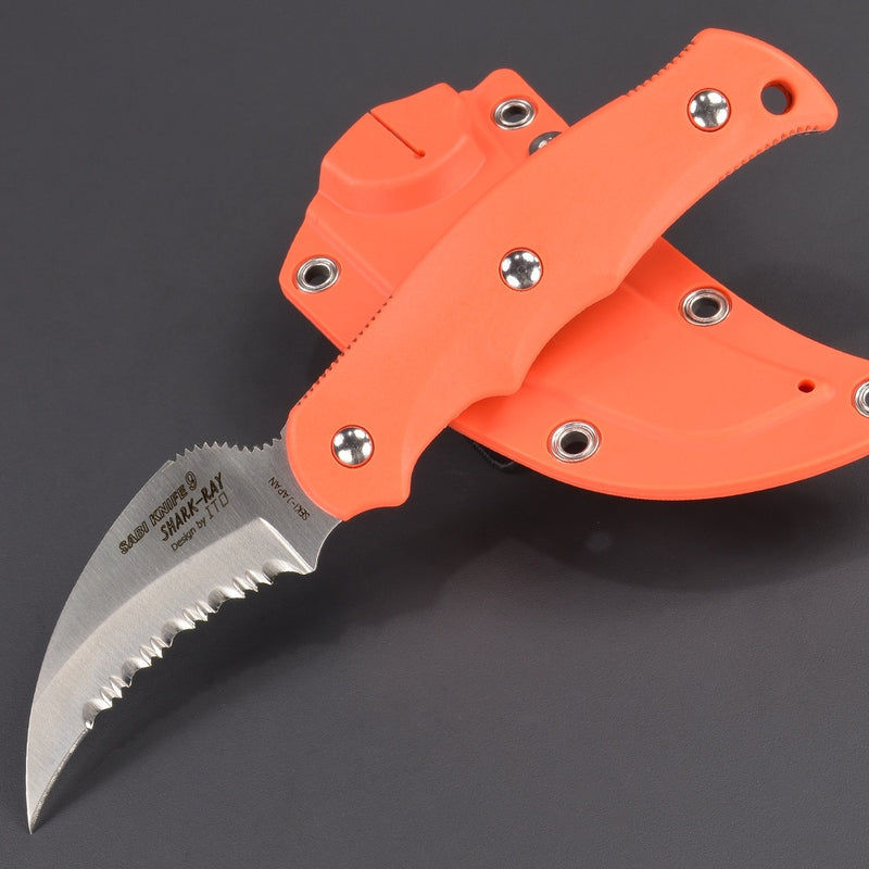 G.SAKAI Sabi Knife 9 - Shark Ray Blade Length 75 mm Three-Color Development