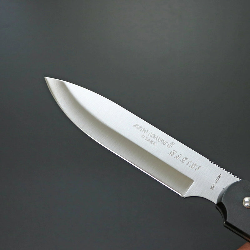 G.SAKAI Sabi Knife 8 - Makiri Sports Straight Edge and Half-Wave Edge 130 mm Three-Color Development