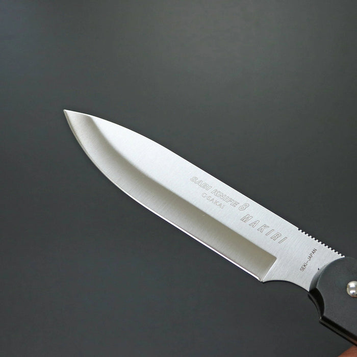 G.SAKAI Sabi Knife 8 - Makiri Sports Straight Edge and Half-Wave Edge 130 mm Three-Color Development