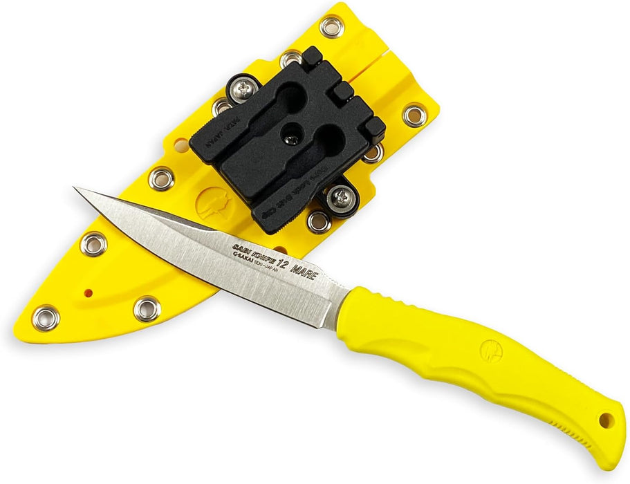 G.SAKAI Sabi Knife 12 MARE - Blade Length 95mm Black or Yellow