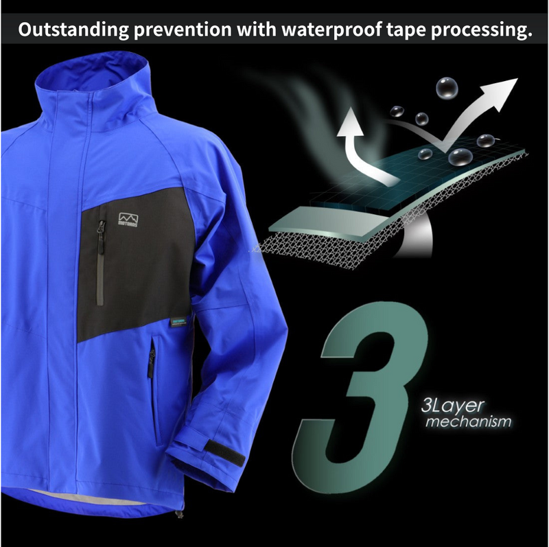 Kohsin Motoras Pro High-Performance Rain Suit Set　S ～ 5L