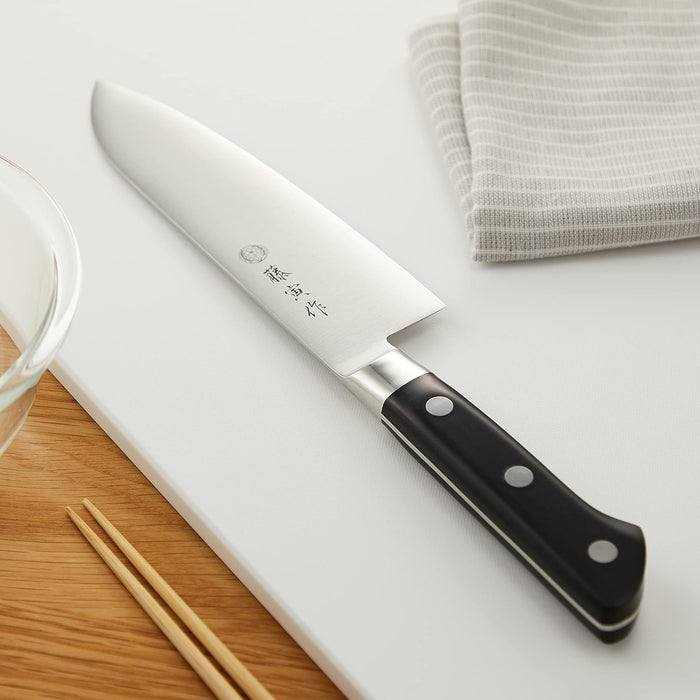 Tojiro Fujitora Santoku Knife Tojiro Fujitorasaku Santoku Knife 170 mm - DP Cobalt Alloy Steel Clad with Bolster, Double Bevel FU-503